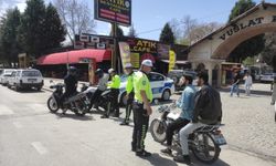 Beyşehir'de kask takmayana ceza yağdı!