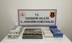 Motosikletten 100 kaçak sigara çıktı