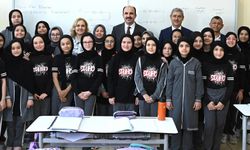 Altay'dan öğrenci ziyaretinde su tasarrufu vurgusu
