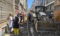 İstanbul'da kanalizasyon çalışmasında göçük meydana geldi