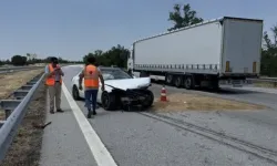Araçlar çarpıştı: 2 yaralı