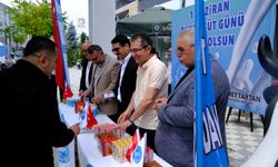 Konya'da ücretsiz süt dağıtıldı