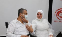Tedavi gördüğü hastanede evlendi