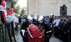Trafik kazasında şehit olan polis Konya'da defnedildi
