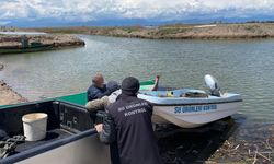 Beyşehir Gölünde denetimler sürüyor
