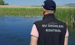Beyşehir Gölü'nde av yasağı kontrolü