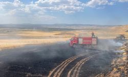 Tarım arazilerinde yangın çıktı