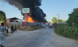 Fabrikada yangın çıktı