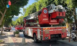 Kazan dairesindeki yangın korkuttu