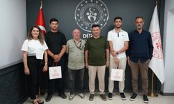 Başarılı sporcuları ağırladı