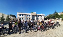 Konya'da uyuşturucuyla mücadele için pedallar çevrildi