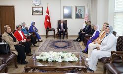 AK Parti Kadın Kolları heyetinden Vali Akın’a ziyaret