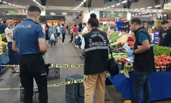 Pazarda yer kavgası!