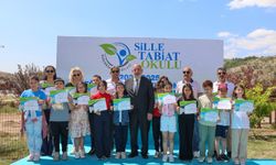 Sille Tabiat Okulunda mezuniyet heyecanı