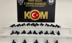 Konya'da 50 adet ruhsatsız tabanca ele geçirildi