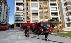 Sitede çıkan yangın paniğe neden oldu