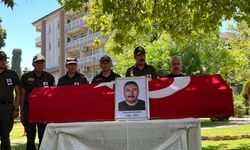 Orman yangınında şehit olan işçi Konya'da getirildi