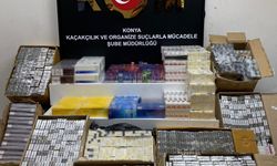 Konya'da silah ve kaçak sigara operasyonu
