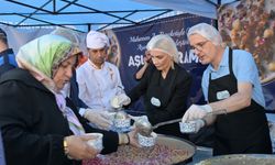 17 bin kişiye aşure ikram edildi