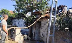 Konya'da korkutan ev yangını