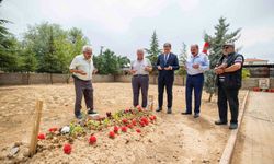 Başkan Tugay 'dan Konyalı şehidin ailesine ziyaret