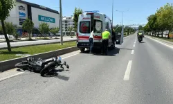 Motosiklet kazasında 1 kişi yaralandı