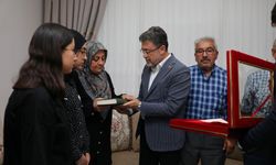 Yumaklı'dan şehit İbrahim Demir'in ailesine taziye ziyareti