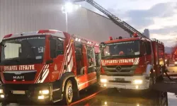 Yaralı itfaiyeci görevine devam etti