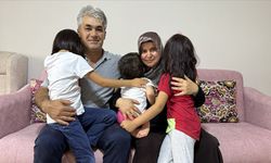 Konya'da koruyucu aile üçüzlere yuva oldu