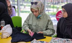 Konya'nın yeşil atölyesinde plastik poşete dikkat çekildi