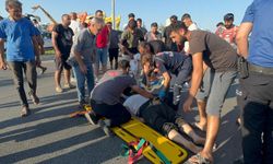 Antalya'da akıl almaz kaza: Sürücü kazayı saniye saniye kaydetti