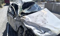 Konya'da 2 otomobil çarpıştı: 2 yaralı