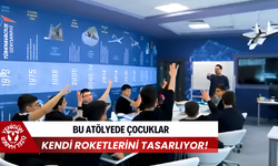 Selçuklu'daki bu atölyede çocuklar kendi roketlerini tasarlıyor!