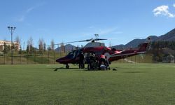 Seydişehir'de zamana karşı yarış: Kalp krizi geçiren hasta için hava ambulansı havalandı