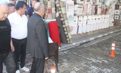 Belediye Başkanı esnafla buluştu, kaldırımlar mercek altına alındı!