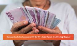 Bankalardan Rekor Kampanya: 100 Bin TL’ye Kadar Faizsiz Kredi Desteği Başladı!