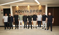 Konya'da anlamlı buluşma: Yeşil Beyazlı kulübe emniyetten tebrik ziyareti