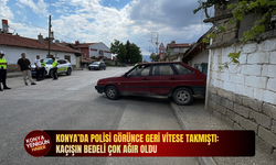 Konya’da polisi görünce geri vitese takmıştı: Kaçışın bedeli çok ağır oldu