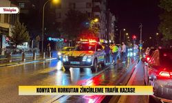 Meram Tren Garı bölgesinde zincirleme kaza: Ekipler inceleme başlattı