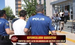 Kuyumcuların kabusuydu! Konya'da sahte altın dolandırıcıları adliyeye sevk edildi