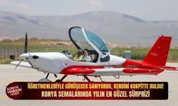 Öğretmenleriyle görüşecek sanıyordu, kendini kokpitte buldu! Konya semalarında yılın en güzel sürprizi