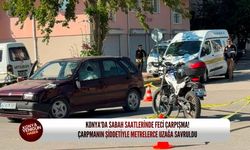 Konya'da Sabah Saatlerinde Feci Çarpışma! Çarpmanın Şiddetiyle Metrelerce Uzağa Savruldu