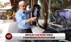 Konya'da ona "elbise doktoru" diyorlar! 53 yıldır dükkanına giren reçeteyi alıp çıkıyor