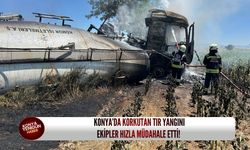 Konya’da korkutan tır yangını: Ekipler hızla müdahale etti!