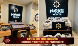 Konya’da gece yarısı operasyonu: Sokakları zehirleyeceklerdi, paketlendiler!