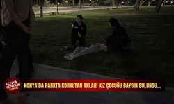 Konya'da hareketli saatler: Parkta hareketsiz yatan genç kız ekipleri alarma geçirdi