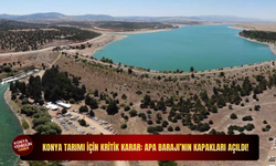 Konya tarımı için kritik karar: Apa Barajı’nın kapakları açıldı!