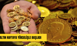 Altın haftaya yükselişle başladı