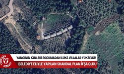 Yangının külleri soğumadan lüks villalar yükseldi! Belediye eliyle yapılan skandal plan i̇fşa oldu
