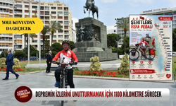 Depremin izlerini unutturmamak için 1100 kilometre sürecek